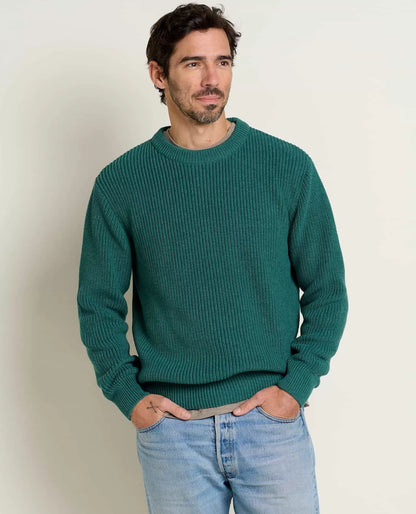 Butte Crew Sweater for Men - Soft Knit Casual Sweater Jacket Layer, Comfortable Everyday Outdoor Wear