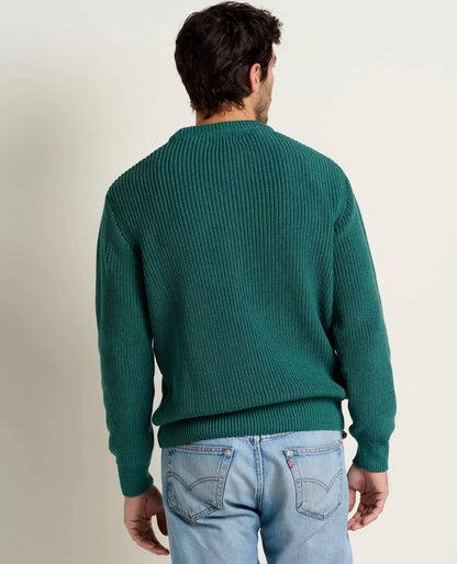 Butte Crew Sweater for Men - Soft Knit Casual Sweater Jacket Layer, Comfortable Everyday Outdoor Wear