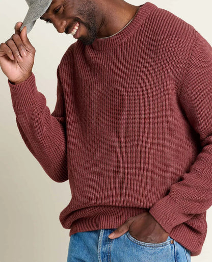 Butte Crew Sweater for Men - Soft Knit Casual Sweater Jacket Layer, Comfortable Everyday Outdoor Wear