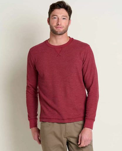 Men's Long Sleeve Crew Neck T-Shirt | Soft Cotton Casual Everyday Basic Tee