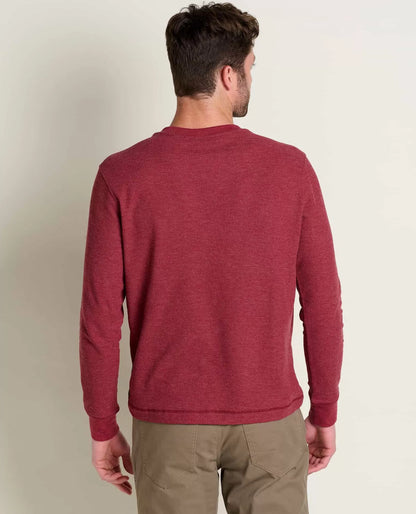 Men's Long Sleeve Crew Neck T-Shirt | Soft Cotton Casual Everyday Basic Tee