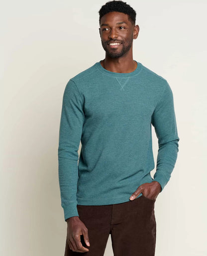 Men's Long Sleeve Crew Neck T-Shirt | Soft Cotton Casual Everyday Basic Tee