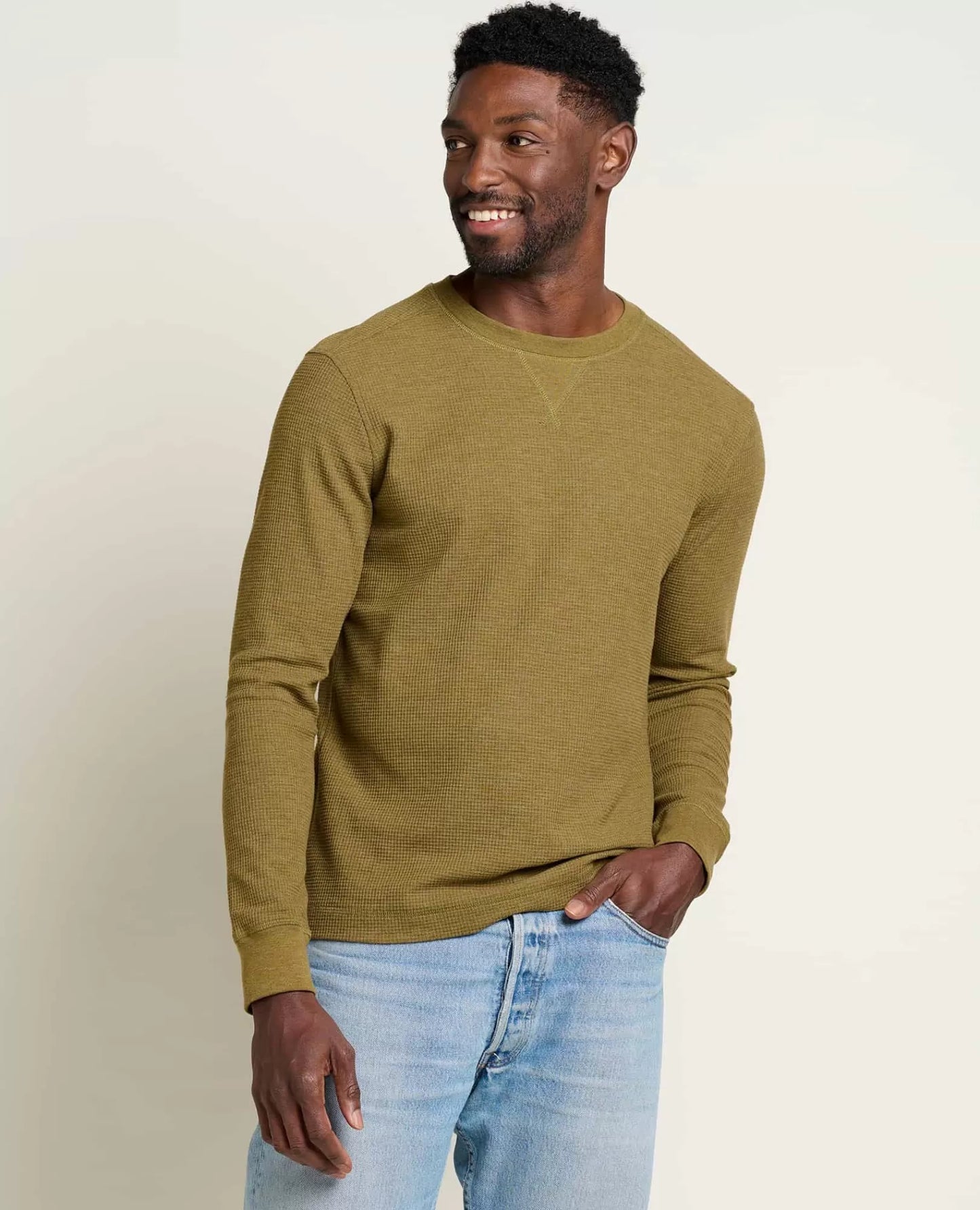 Men's Long Sleeve Crew Neck T-Shirt | Soft Cotton Casual Everyday Basic Tee
