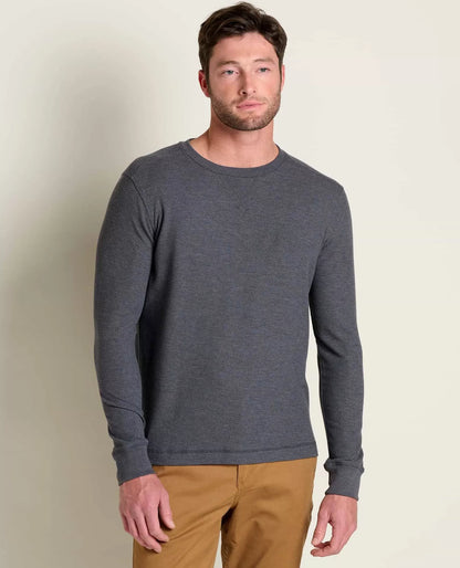 Men's Long Sleeve Crew Neck T-Shirt | Soft Cotton Casual Everyday Basic Tee