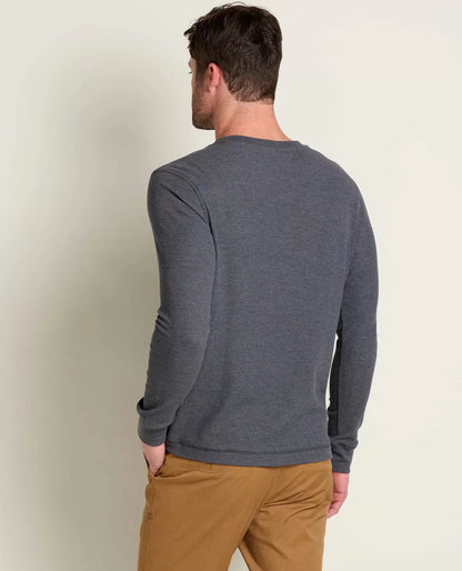 Men's Long Sleeve Crew Neck T-Shirt | Soft Cotton Casual Everyday Basic Tee