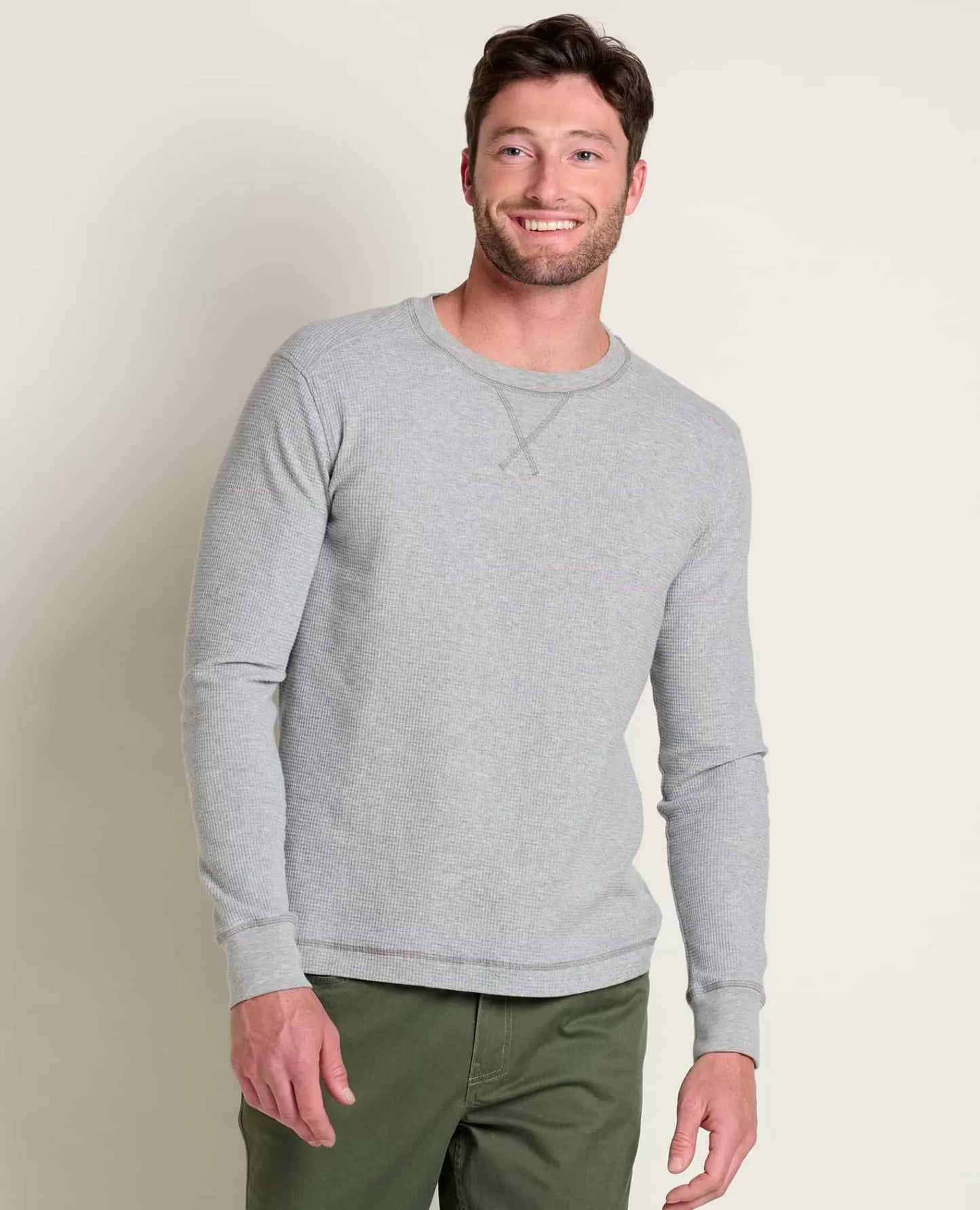 Men's Long Sleeve Crew Neck T-Shirt | Soft Cotton Casual Everyday Basic Tee