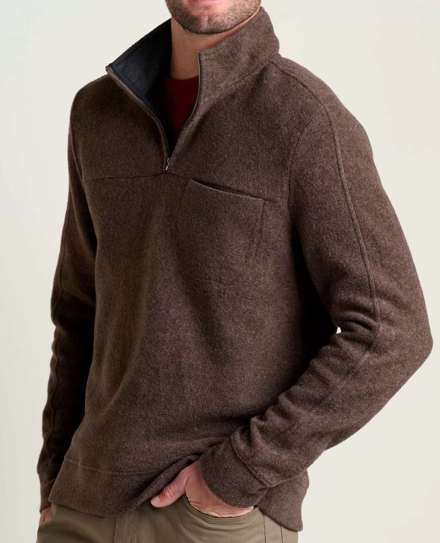 Cheap Kennicott Quarter Zip Sweater for Men - Soft Knit Casual Sweater Jacket Layer, Comfortable Everyday Outdoor Wear