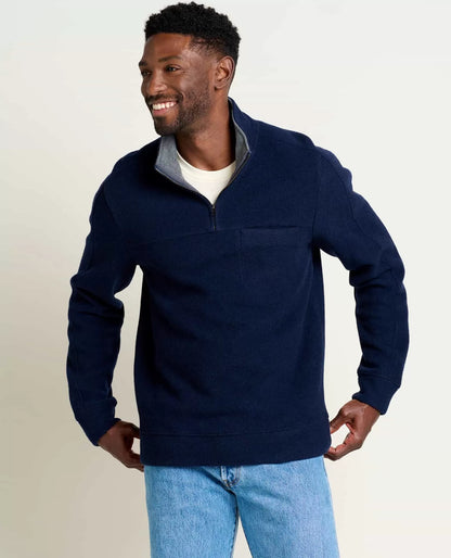 Cheap Kennicott Quarter Zip Sweater for Men - Soft Knit Casual Sweater Jacket Layer, Comfortable Everyday Outdoor Wear