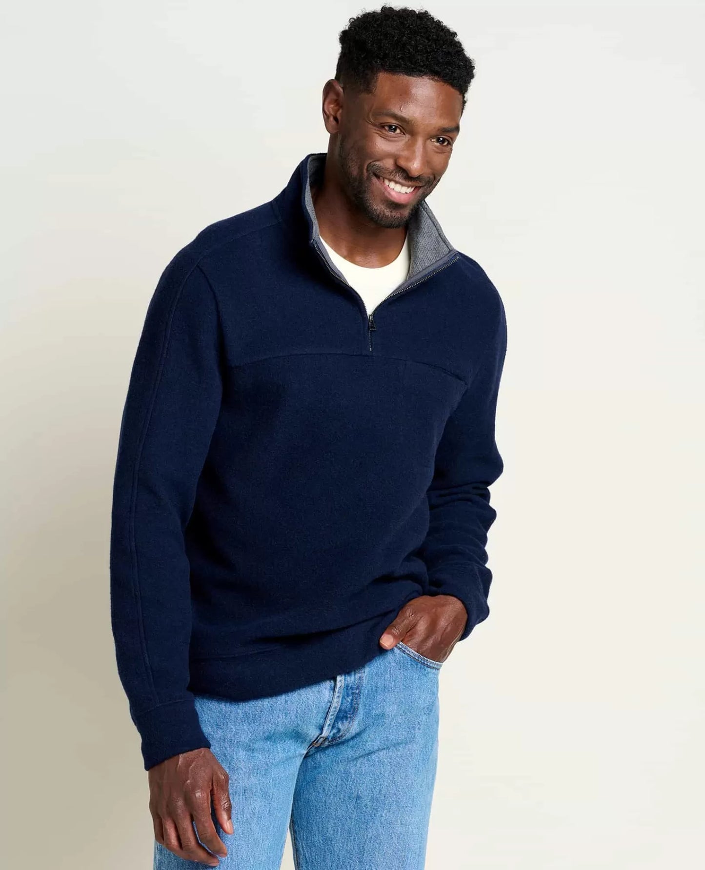 Cheap Kennicott Quarter Zip Sweater for Men - Soft Knit Casual Sweater Jacket Layer, Comfortable Everyday Outdoor Wear
