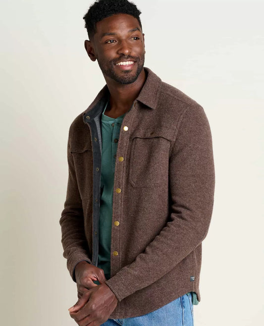 Fashion Kennicott Shirt Jacket for Men - Soft Knit Casual Sweater Jacket Layer, Comfortable Everyday Outdoor Wear