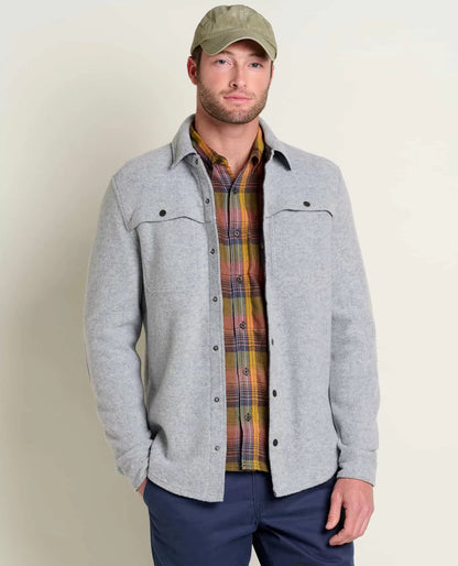 Cheap Kennicott Shirt Jacket for Men - Soft Knit Casual Sweater Jacket Layer, Comfortable Everyday Outdoor Wear