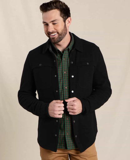 Cheap Kennicott Shirt Jacket for Men - Soft Knit Casual Sweater Jacket Layer, Comfortable Everyday Outdoor Wear