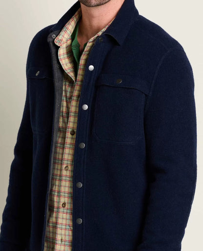 Cheap Kennicott Shirt Jacket for Men - Soft Knit Casual Sweater Jacket Layer, Comfortable Everyday Outdoor Wear