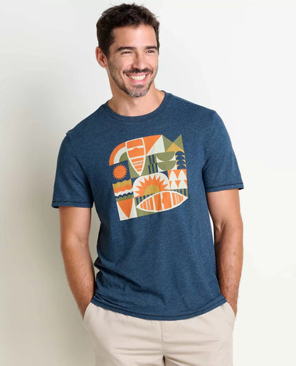 Men's Long Sleeve Crew Neck T-Shirt | Soft Cotton Casual Everyday Basic Tee