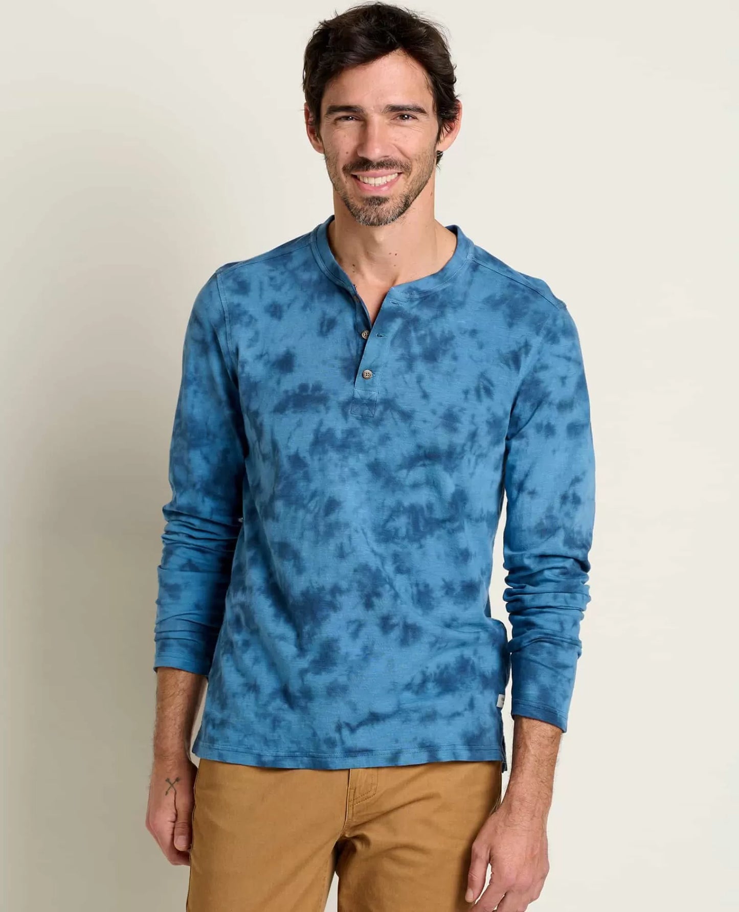 Men's Long Sleeve Crew Neck T-Shirt | Soft Cotton Casual Everyday Basic Tee