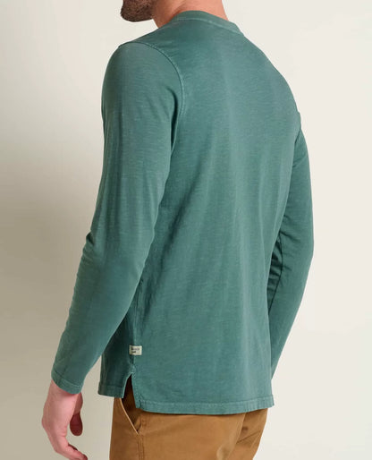 Men's Long Sleeve Crew Neck T-Shirt | Soft Cotton Casual Everyday Basic Tee