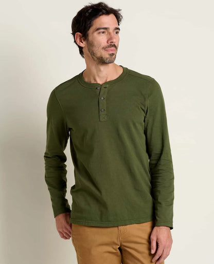 Men's Long Sleeve Crew Neck T-Shirt | Soft Cotton Casual Everyday Basic Tee
