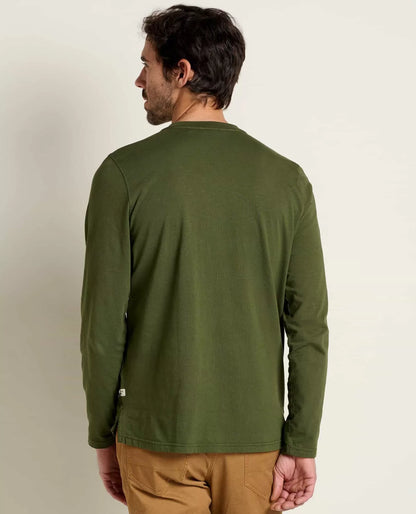 Men's Long Sleeve Crew Neck T-Shirt | Soft Cotton Casual Everyday Basic Tee