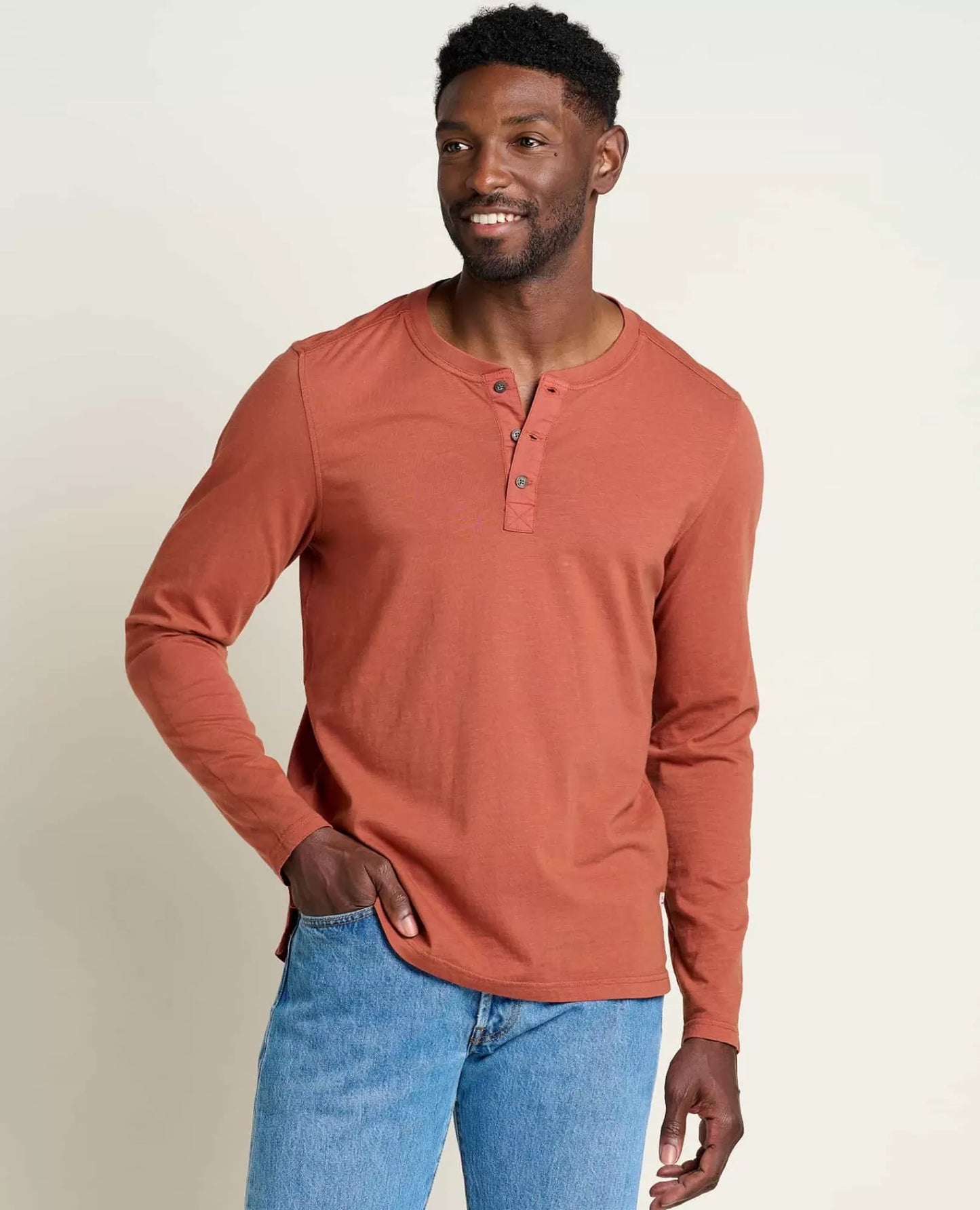 Men's Long Sleeve Crew Neck T-Shirt | Soft Cotton Casual Everyday Basic Tee