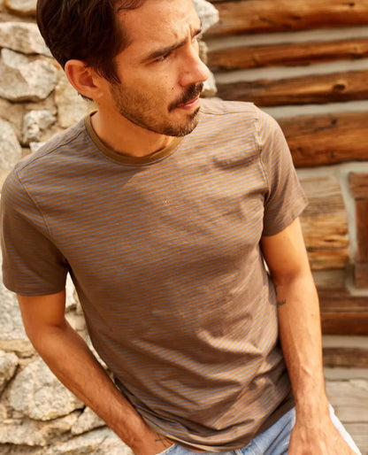 Men's Long Sleeve Crew Neck T-Shirt | Soft Cotton Casual Everyday Basic Tee