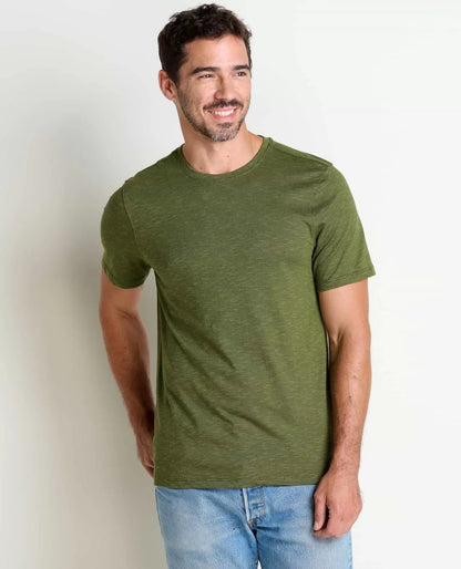 Men's Long Sleeve Crew Neck T-Shirt | Soft Cotton Casual Everyday Basic Tee