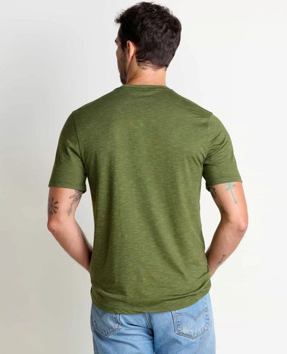 Men's Long Sleeve Crew Neck T-Shirt | Soft Cotton Casual Everyday Basic Tee